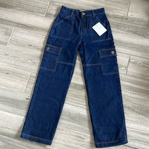 DISSH cargo straight leg denim